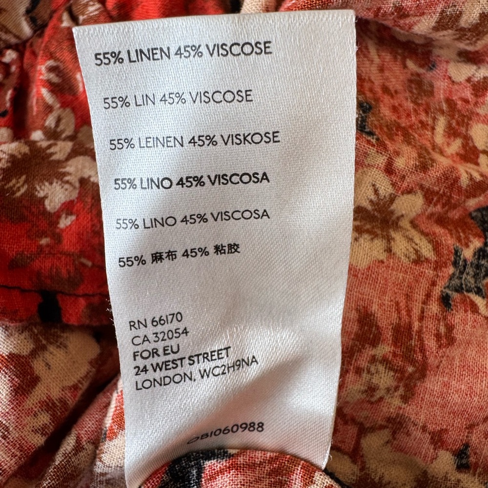 Free People floral Pattern Play Mini Dress M EUC Boho Flowy flirty - Picture 9 of 15
